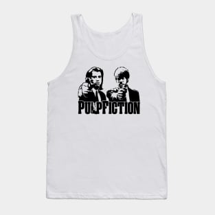 Pulp Fiction Stencil Style Tank Top